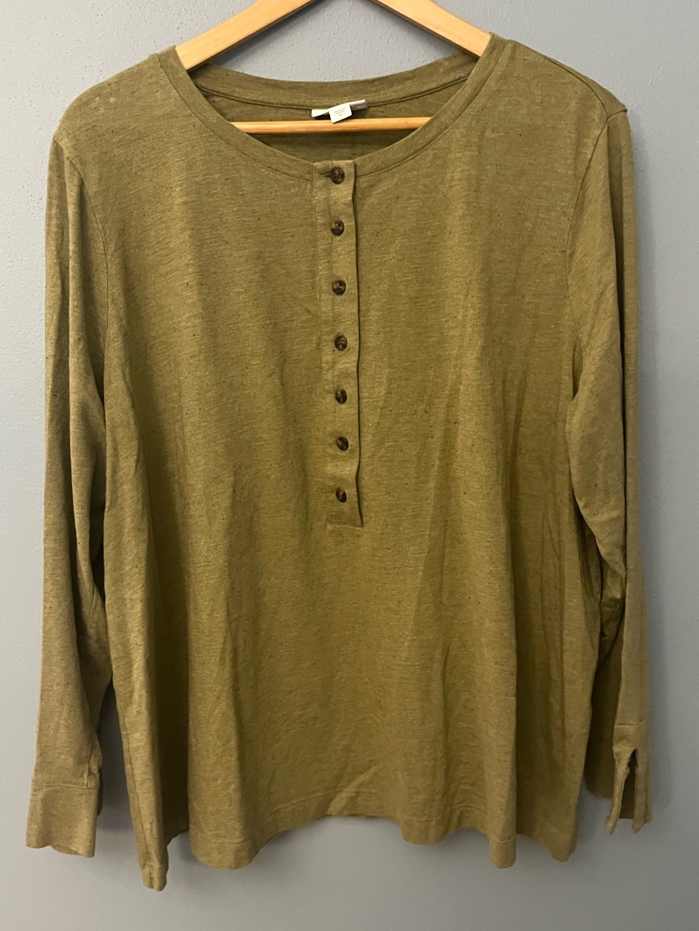 J. Jill Long-Sleeve Henley Top
